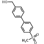 CAS 登录号：850316-19-7， [4'-(甲基磺酰基)-4-联苯基]甲醇