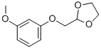 CAS 登录号：850348-86-6， 2-(3-甲氧基-苯氧基甲基)-[1,3]二氧戊环