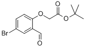 CAS 登录号：850349-10-9， (4-溴-2-甲酰基-苯氧基)-乙酸叔丁酯