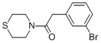 CAS 登录号：850349-34-7， 2-(3-溴-苯基)-1-硫代吗啉-4-基-乙酮