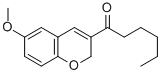 CAS 登录号：850350-12-8， 1-(6-甲氧基-2H-苯并吡喃-3-基)-己烷-1-酮