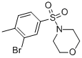 CAS 登录号：850429-74-2， 1-(3-溴-4-甲基苯基磺酰基)吗啉