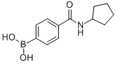 CAS 登录号：850568-15-9， 4-(环戊基氨基羰基)苯硼酸