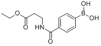 CAS 登录号：850568-19-3， 4-[(3-乙氧基-3-氧代丙基)氨基甲酰]苯硼酸