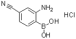 CAS 登录号：850568-47-7， (2-氨基-4-氰基)苯硼酸盐酸盐