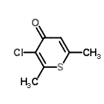 CAS#: 850853-99-5, 3-Chloro-2,6-dimethyl-4H-thiopyran-4-one
