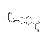 CAS#: 850877-61-1, 2-Methyl-2-propanyl 5-(bromoacetyl)-1,3-dihydro-2H-isoindole-2-carboxylate