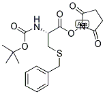 CAS 登录号：85097-54-7， 叔丁氧羰基-(S-苄基)半胱氨酰-琥珀酰亚胺