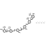 CAS#: 85099-38-3, Tetrasodium 2,2'-{carbonylbis[imino(3-methyl-4,1-phenylene)-2,1-diazenediyl(2-sulfonato-4,1-phenylene)]}bis(6-methyl-1,3-benzothiazole-7-sulfonate)