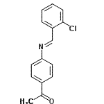 CAS#: 85111-80-4, 1-{4-[(E)-(2-Chlorobenzylidene)amino]phenyl}ethanone