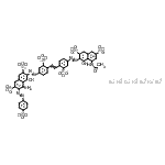 CAS 登录号：85118-36-1， 庚钠3-{[4-(2-{4-[(8-乙酰氨基-1-羟基-3,6-二磺酸-2-萘基)偶氮]-2-磺酸苯基}乙烯基)-3-磺酸苯基]偶氮}-5-氨基-4-羟基-6-[(4-磺酸苯基)偶氮]-2,7-萘l烯二磺酸酯