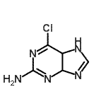 CAS#: 851212-98-1, 6-Chloro-5,7-dihydro-4H-purin-2-amine