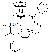 CAS#: 851308-43-5, (S)-(-)-[(S)-2-Diphenylphosphinoferrocenyl][2-Diphenylphosphinophenyl]Methanol