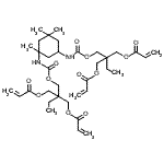CAS#: 85136-62-5, 2-[(Acryloyloxy)methyl]-2-{[({3-[({2,2-bis[(acryloyloxy)methyl]butoxy}carbonyl)amino]-3,5,5-trimethylcyclohexyl}carbamoyl)oxy]methyl}butyl acrylate