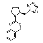CAS 登录号：851394-29-1， 苄基(2S)-2-(1H-四唑-5-基甲基)-1-吡咯烷羧酸酯