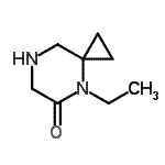 CAS#: 851726-87-9, 4-Ethyl-4,7-diazaspiro[2.5]octan-5-one