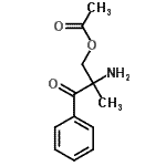 CAS 登录号：851746-65-1， 2-氨基-2-甲基-3-氧代-3-苯基丙基乙酸酯