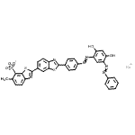 CAS 登录号：85188-17-6， 钠2'-(4-{[2,4-二羟基-5-(苯基偶氮)苯基]偶氮}苯基)-6-甲基-2,6'-联-1,3-苯并噻唑-7-磺酸酯
