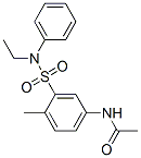 CAS 登录号：85204-12-2， N-[3-[(乙基苯基氨基)磺酰基]-4-甲基苯基]乙酰胺