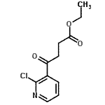 CAS 登录号：852063-32-2， 乙基4-(2-氯-3-吡啶基)-4-氧代丁酸酯