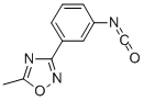 CAS 登录号：852180-69-9， 3-(3-异氰酸苯基)-5-甲基-1,2,4-恶二唑