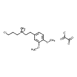 CAS#: 85226-25-1, N-(3-chloropropyl)-3,4-dimethoxy-N-methyl-Benzeneethanaminium ethanedioate (1:1)