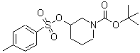 CAS#: 85275-46-3, 2-Methyl-2-propanyl 3-{[(4-methylphenyl)sulfonyl]oxy}-1-piperidinecarboxylate