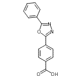 CAS#: 85292-45-1, 4-(5-Phenyl-1,3,4-oxadiazol-2-yl)benzoic acid