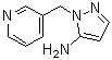 CAS 登录号：852990-17-1， 1-(3-吡啶基甲基)-1H-吡唑-5-胺