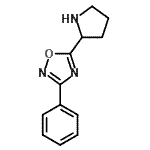 CAS 登录号：853104-20-8， 3-苯基-5-(2-吡咯烷基)-1,2,4-恶二唑