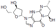 CAS 登录号：85352-97-2， (6R,8R)-8-羟基-3-[(2R,4S,5R)-4-羟基-5-甲醇-四氢呋喃-2-基]-6-甲基-4,6,7,8-四氢嘧啶并[1,2-a]嘌呤-10-酮