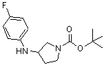 CAS#: 853577-87-4, 2-Methyl-2-propanyl 3-[(4-fluorophenyl)amino]-1-pyrrolidinecarboxylate