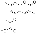 CAS#: 853892-40-7, 2-[(3,4,7-Trimethyl-2-oxo-2H-chromen-5-yl)oxy]propanoic acid