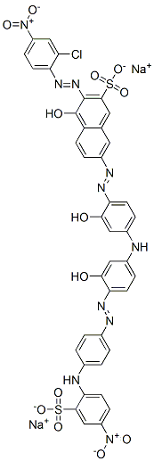 CAS#: 85391-43-1, Disodium 3-[(2-Chloro-4-Nitrophenyl)Azo]-4-Hydroxy-7-[[2-Hydroxy-4-[[3-Hydroxy-4-[[4-[(4-Nitro-2-Sulphonatophenyl)Amino]Phenyl]Azo]Phenyl]Amino]Phenyl]Azo]Naphthalene-2-Sulphonate