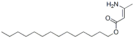 CAS 登录号：85392-45-6， 3-氨基-2-丁烯酸十四烷基酯