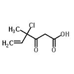 CAS#: 853921-40-1, 4-Chloro-4-methyl-3-oxo-5-hexenoic acid