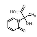 CAS 登录号：853992-49-1， 2-羟基-2-(2-氧代-1(2H)-吡啶基)丙酸
