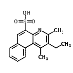 CAS 登录号：854048-09-2， 2-乙基-1,3-二甲基苯并[f]喹啉-5-磺酸