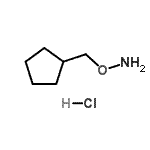 CAS 登录号：854382-69-7， [(氨基氧基)甲基]环戊烷盐酸盐(1:1)
