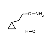 CAS 登录号：854382-74-4， [2-(氨基氧基)乙基]环丙烷盐酸盐(1:1)