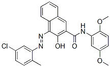 CAS 登录号：85455-50-1， 4-[(5-氯-2-甲基苯基)偶氮]-N-(2,5-二甲氧基苯基)-3-羟基萘-2-甲酰胺