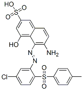 CAS#: 85480-79-1, 6-Amino-5-[[5-Chloro-2-[(P-Tolyl)Sulphonyl]Phenyl]Azo]-4-Hydroxynaphthalene-2-Sulphonic Acid