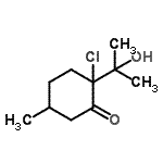CAS#: 854820-31-8, 2-Chloro-2-(2-hydroxy-2-propanyl)-5-methylcyclohexanone