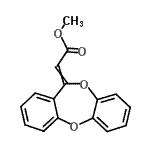 CAS#: 85508-32-3, Methyl 11H-dibenzo[b,e][1,4]dioxepin-11-ylideneacetate