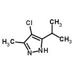 CAS#: 855344-11-5, 4-Chloro-5-isopropyl-3-methyl-1H-pyrazole