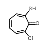 CAS#: 855402-67-4, 2-Chloro-7-sulfanyl-2,4,6-cycloheptatrien-1-one