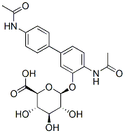 CAS 登录号：85559-84-8， (2S,3S,4S,5R,6S)-6-[2-乙酰氨基-5-(4-乙酰氨基苯基)苯氧基]-3,4,5-三羟基四氢吡喃-2-羧酸