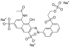 CAS#: 85567-18-6, 5-(Acetamido)-4-Hydroxy-3-[[8-[[2-(Sulphooxy)Ethyl]Sulphonyl]-2-Naphthyl]Azo]Naphthalene-2,7-Disulphonic Acid, Sodium Salt