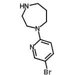 CAS#: 855787-68-7, 1-(5-Bromo-2-pyridinyl)-1,4-diazepane