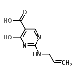 CAS#: 85580-92-3, 2-(Allylamino)-4-oxo-1,4-dihydro-5-pyrimidinecarboxylic acid